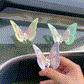 🚗🎁 Hímzett Illatos Lepke Autó Dísz 🦋🌸