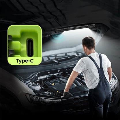 🧲💡 3000LM LED munkalámpa akasztóval 🚗👨‍🔧