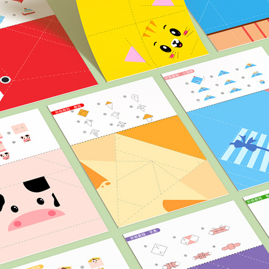 🎄📚 Gyerek origami könyv — 30 origami minta! 👶🧠