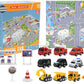 🚧 Építőmérnöki jármű adventi naptár karácsonyra – ✨ Naponta új meglepetés és zökkenőmentes, kreatív ünnepi várakozás 🎄🚜