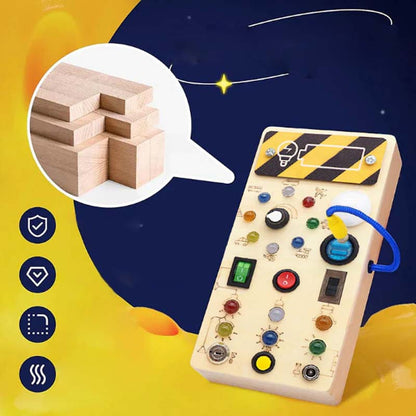 🔥 Fa Montessori Foglalkoztató Tábla Kognitív Játék 🥰🎁