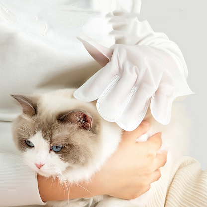 🐶✨ Vízmentes állatápoló kesztyű macskák és kutyák számára 🧼💕