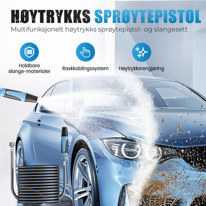 🚘✨ Többfunkciós Nagy Nyomású Spray Pisztoly Készlet 💦🔫