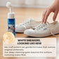 👟🧼 Hordozható cipőhab tisztító: Beépített kefe és vízálló 🌿✨