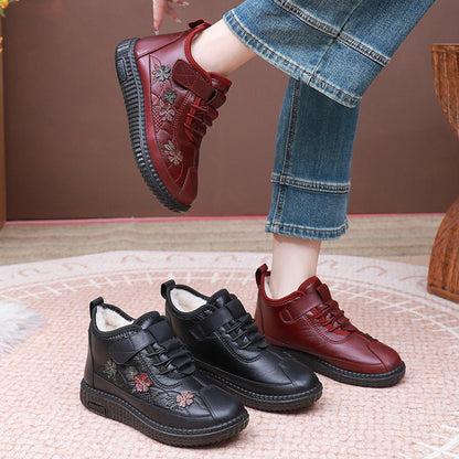 🔥 Női csúszásgátló, meleg, műszőrmével bélelt bokacsizma 💃💖