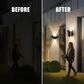 🦋💡 Vízálló napelemes LED fali lámpa – Egyedi pillangó és denevér dizájnnal 🏡✨