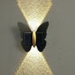 🦋💡 Vízálló napelemes LED fali lámpa – Egyedi pillangó és denevér dizájnnal 🏡✨