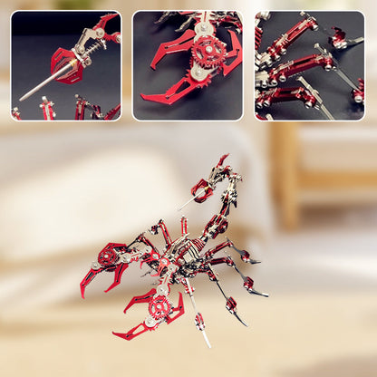 🎁 3D fém skorpió puzzle – mechanikus összeszerelés, játék és dekoráció egyben 🦂⚙️