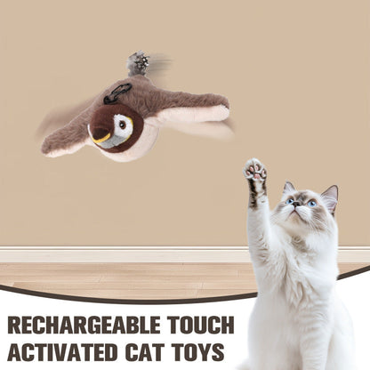 🐱 Tölthető érintéssel aktiválható macskajátékok valósághű hanghatásokkal 🐦🌿