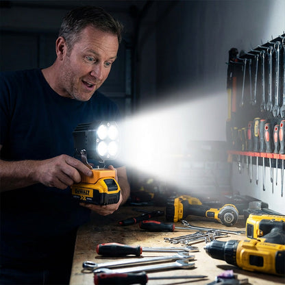 ⚡🔋 40W Hordozható 6000LM LED Munkafelület Világítás 💡🔦