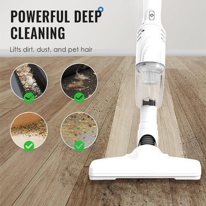 🔥🌬️ Akkumulátoros 2 az 1-ben Rúdvákum és Kézi Porszívó 🧹✨