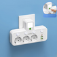 🔥 Többaljzatos okos elosztó USB portokkal ⚡📱 Európai csatlakozóval 🔌