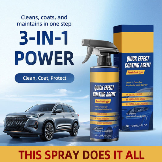 🔥 Hatékony autóbevonat spray – 🌞 víztaszító, UV-védelem és tartós fény 🚗💧