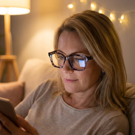 🔥 Retro Négyzet Alakú Kékfény Szűrő Szemüveg 🕶️✨