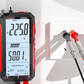 ⚡🛠️ USB-ről tölthető digitális multiméter – Automatikus méréshatár, LCD háttérvilágítás és hordozható kialakítás 👨‍🔧👍