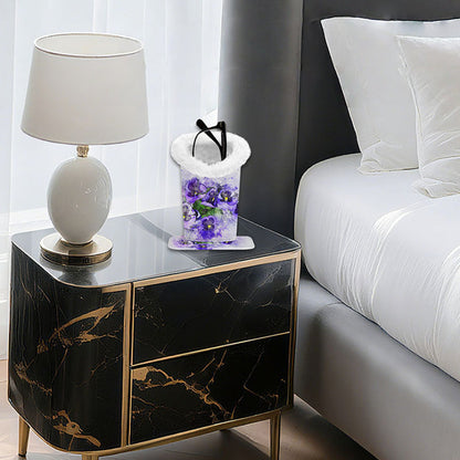 🌿 Mágneses Nyomtatott Szemüvegtartó Plüss Béléssel 🕶️✨