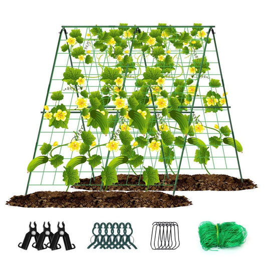 👨‍🌾🌱 A-keretes Kerti Rács Mászó Növények Számára 🍇🥒