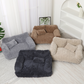 🔥🐾 Puha nyugtató állatágy – Levehető, mosható huzat, meleg & biztonságos 🐶🛋️