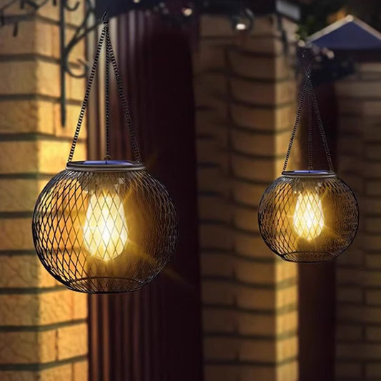 🌿🔋 Retro Fém Napenergia Lámpások 🕯️🌞