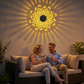 🌞🔋 Napenergia mandala lámpa kerthez és teraszhoz 🏡💡✨