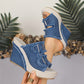 🔥👡 2026 Női alkalmi denim platformos szandál (EU 35-43) 🌿