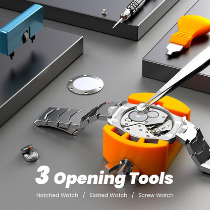 ⌚✨ Professzionális óraszerelő készlet: Precíz javítás és teljes körű felszereltség 👨‍🔧🔧