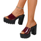 🔥👠 Trendi, bebújós, platformos szandálok – 11,5 cm-es bordás talppal, mezítlábas eleganciával és azonnali magassággal 💃💕