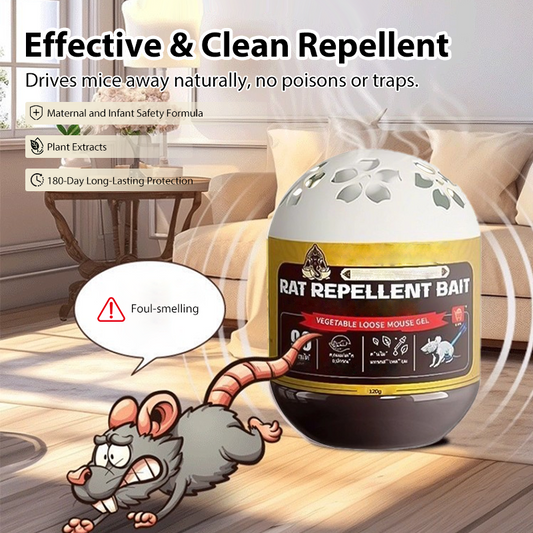 🔥 Növényi alapú egérriasztó krém 🌿 90 napos védelem rágcsálók ellen gyerek- és állatbarát 🐭🚫