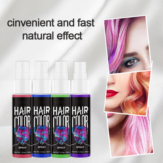 🌿 Botanikai Ideiglenes Buborékfesték Hajszínező Spray 🎨💇‍♀️