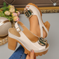 🌸👡 Elegáns nyári szandál – Nyitott orr, díszes csatok & kényelmes talp ✨💃