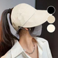 🌞🧢 Széles karimájú, patentos fél-sapkás napellenző – Kiváló UV-védelem, szellős kényelem 🌿❄️