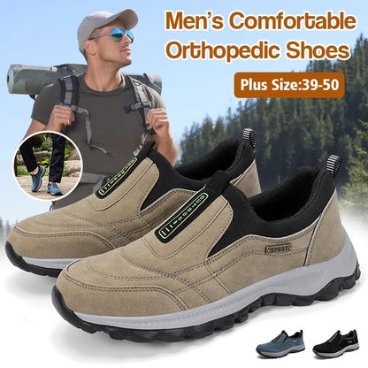 👟 Férfi Nemcsúszós Gyaloglócipő – Biztonságos és Kényelmes 🌬️🌿