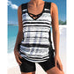 🩱 Mintás kétrészes tankini fürdőruha | S-3XL ✨