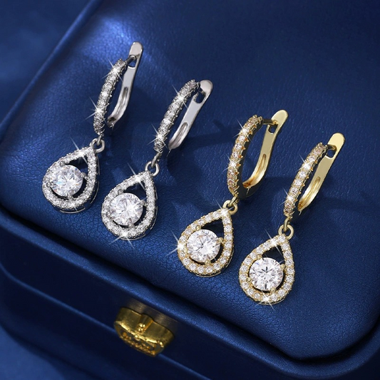 💎✨ Visszafogott könny alakú fülbevaló fülbevaló – Hipotenzív, rozsdamentes, tökéletes ajándék hölgyeknek 👑🎁