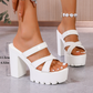 ☀️👡 Stílusos és Stabil! Női vastag sarkú platform szandálok – Tökéletes Nyári és Lazább Viselethez 💃💕