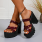 ☀️👡 Stílusos és Stabil! Női vastag sarkú platform szandálok – Tökéletes Nyári és Lazább Viselethez 💃💕