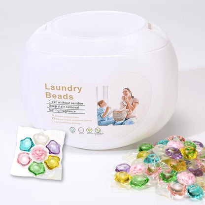 👕🌺 Minden-az-egyben Mélytisztító Mosókapszulák – Nincs Mérés, Gyorsan Oldódik HE és Normál Mosógépekhez 🧼✨