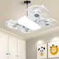💡🌬️ 3 fokozatú E27 drón ventilátor lámpa távirányítóval – 2 az 1-ben hűtés és világítás, csendes motor hálószobába és nappaliba ❄️🎁