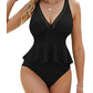 🌊👙Női Peplum Tankini Szett Alulművel 🌞
