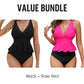 🌊👙Női Peplum Tankini Szett Alulművel 🌞