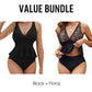 🌊👙Női Peplum Tankini Szett Alulművel 🌞
