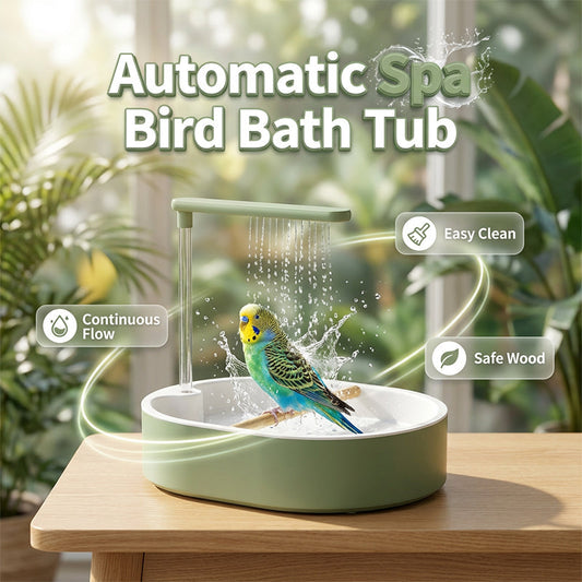 🦜 Elektromos Madárfürdető – Zuhanyzóval | Raktáron 🚿💧📦