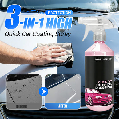 🔥🛡️ 3 az 1-ben magas védelmet nyújtó gyors autóápoló spray 🚗✨
