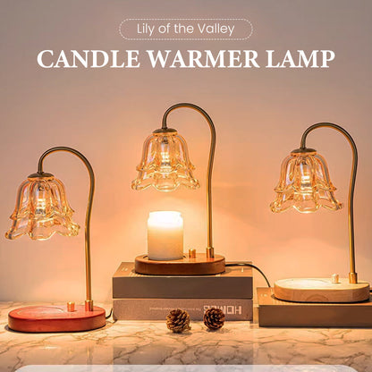 🕯️🌺 Gyöngyvirág illatú gyertyamelegítő lámpa 💡🎁