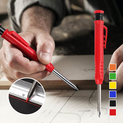 🔥✏️ Gyorsan száradó, többfunkciós ácsceruza ceruzakéssel | Raktáron 👨‍🔧👍