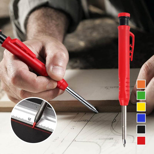 🔥✏️ Gyorsan száradó, többfunkciós ácsceruza ceruzakéssel | Raktáron 👨‍🔧👍