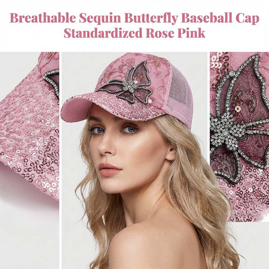 🌞🦋 Strasszos pillangós flitteres baseball sapka 🧢🎁