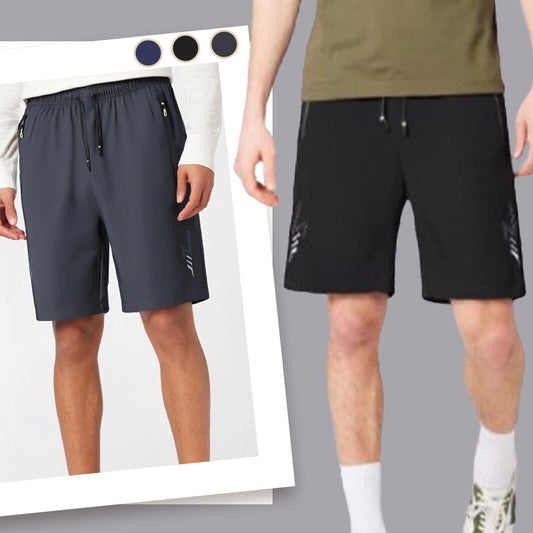 🔥 L-3XL 🌬️ Férfi hűsítő, szellős, gyorsan száradó sportnadrág 🏃🏋️