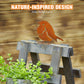 💖🐦 Retro kerti rozsdás madár dísz 🌿