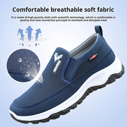 👟 EU 39-44 ✨ Férfi lélegző, felcsúszós sétálócipő